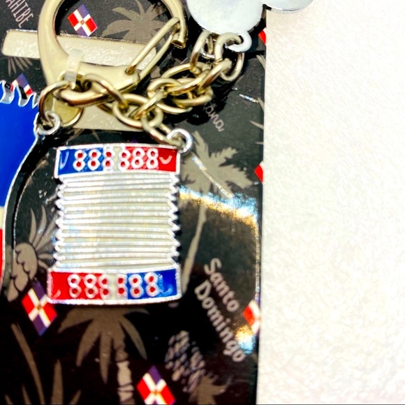 Key Chain Purse Charm Dominican Republic Adorable BRAND NEW! - Picture 4 of 7